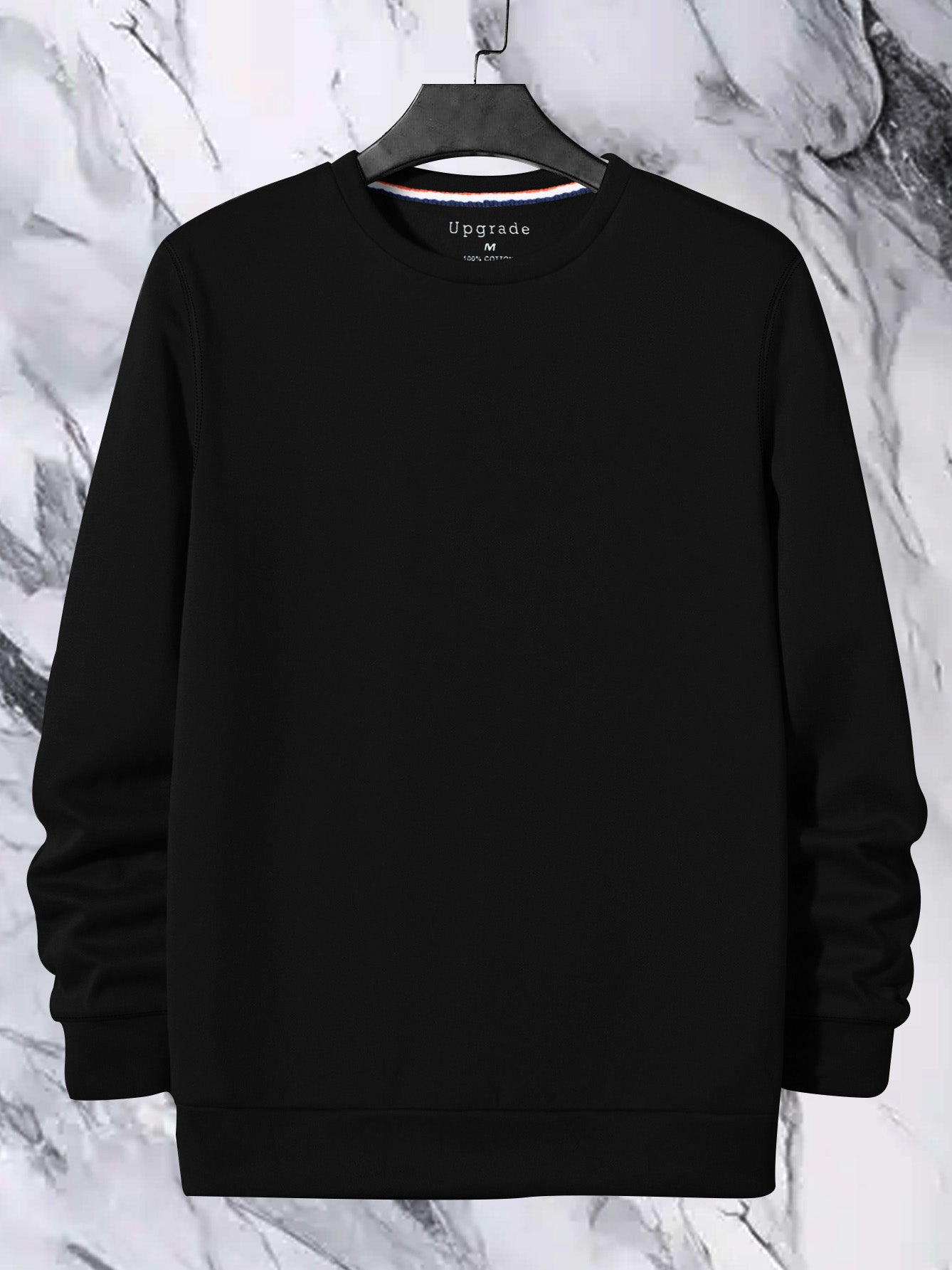 Upgrade Fashion Terry Fleece Funky Style Sweatshirt For Men-Black-BR14460