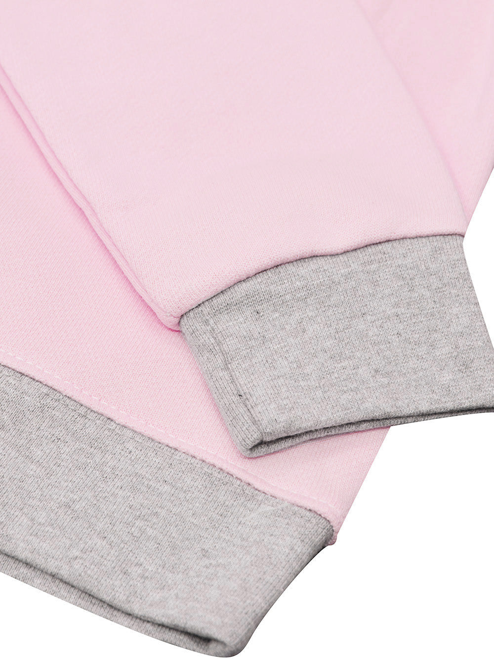 Upgrade Fashion Terry Fleece Funky Style Sweatshirt For Men-Light Pink with Grey-BR14501