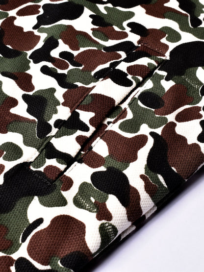 Louis Vicaci Fur Zipper Bomber Jacket For Men-Camouflage-RT1494