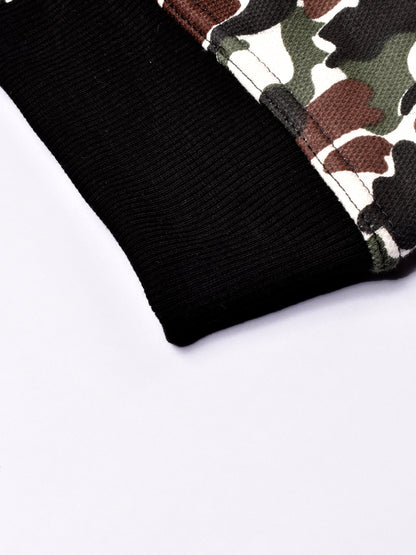 Louis Vicaci Fur Zipper Bomber Jacket For Men-Camouflage-RT1494