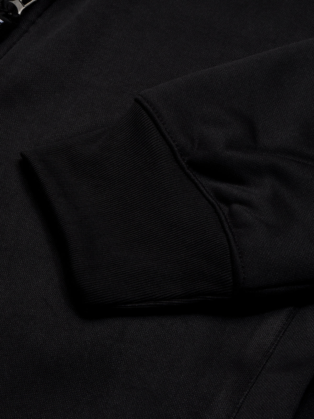 Louis Vicaci Zipper Fur Bomber Jacket For Men-Black-BR1010