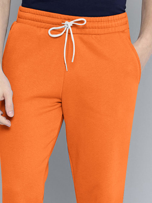 NXT Fleece Jogger Sweatpant For Men-Orange-BR14549