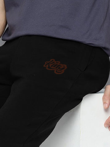 NXT Terry Fleece Jogger Sweatpant For Men-Black-BR14530