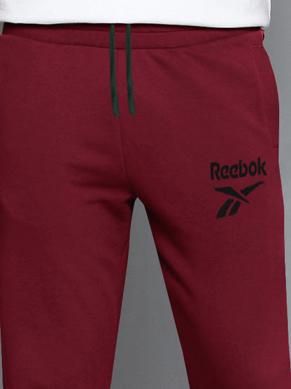 RBK Fleece Jogger Sweatpant For Men-Dark Red-BR14604