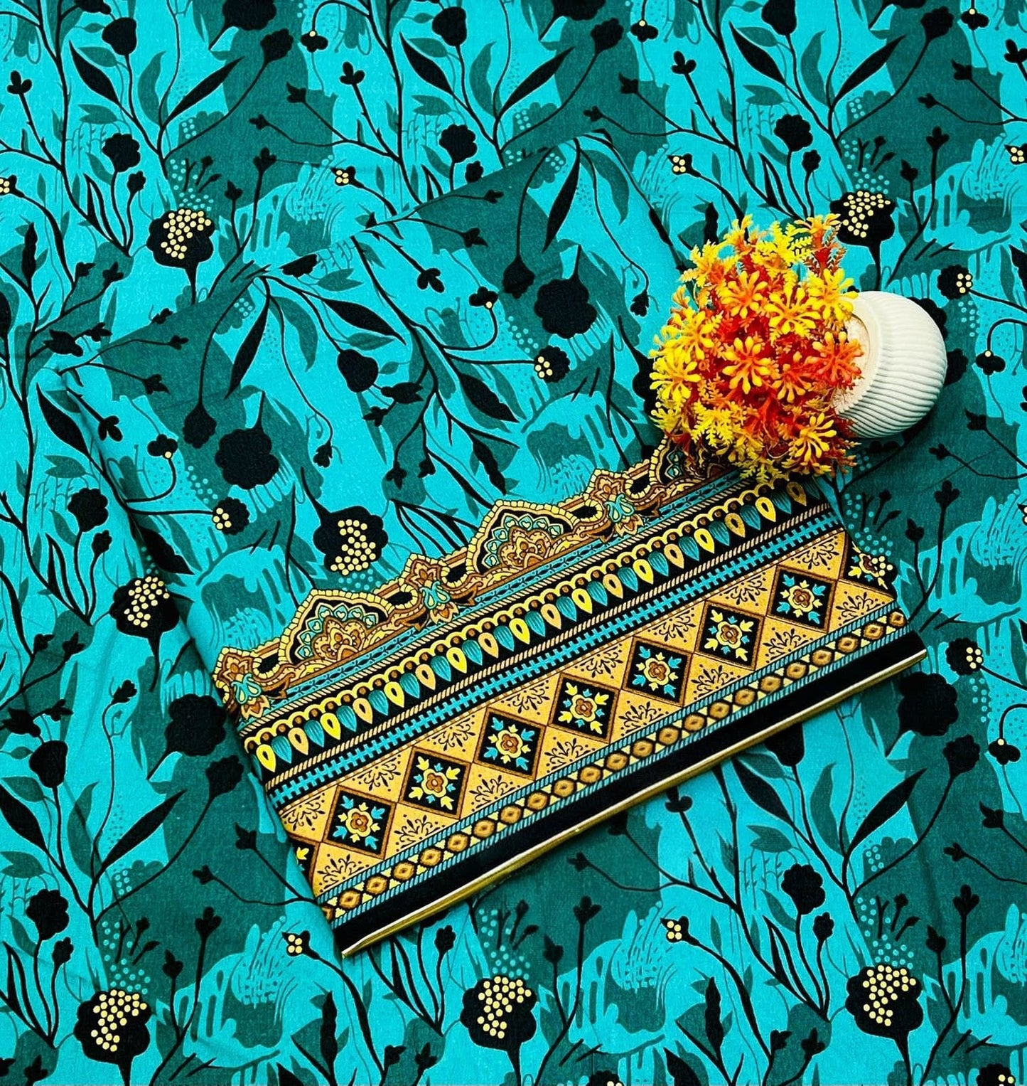 Summer Cotton All Over 2pc-R63