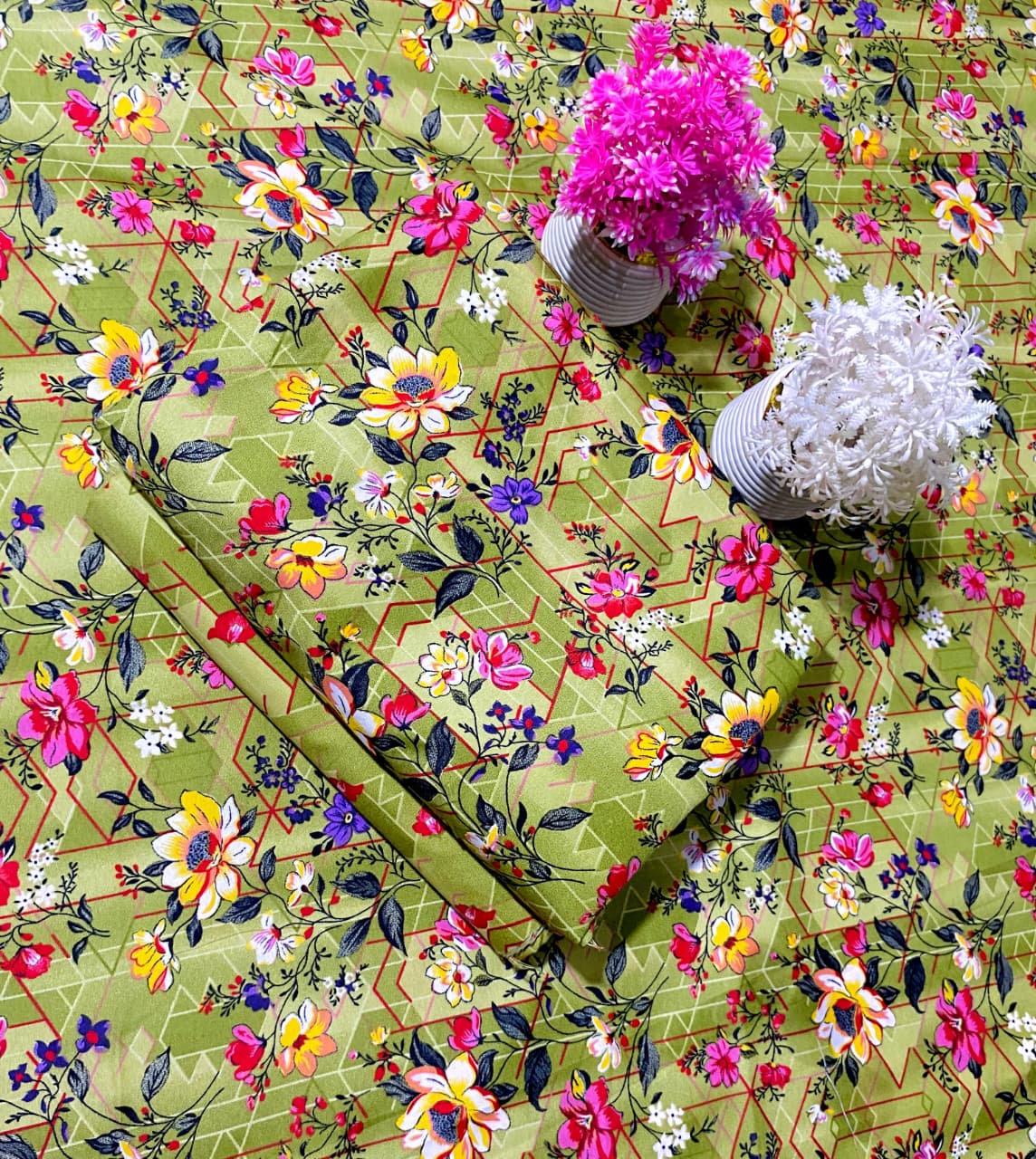 Summer Cotton All Over 2pc-R94